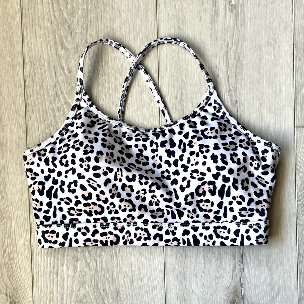 Leopard Print Sports Bra